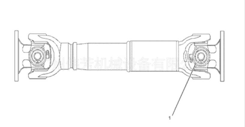 卡特轮挖M315D 传动轴总成3554814/3554815 UNIVERSAL JOINT GP S/N W5M5046-UP PART OF 265-9249 SHAFT GP-DRIVE